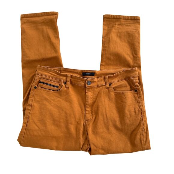 Ethanol Men’s 40x30 Rustic Orange Straight 5-Pocket Dress Pants - Picture 1 of 9